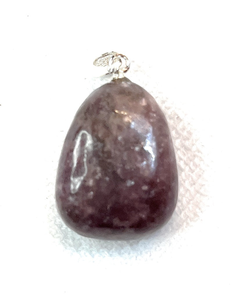 Purple Amethyst Tumbled Crystal Pendant - A beautiful Amethyst crystal known for its amethyst is a powerful stone for spiritual protection and inner peace.