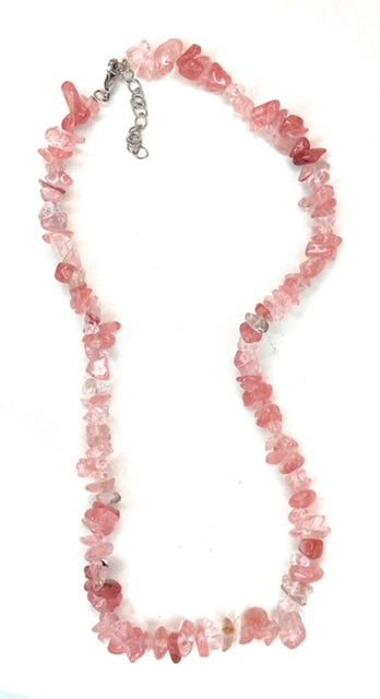 17 inch Small Chip Choker Necklace for Women and Girls of all Ages - A unique handcrafted crystal piece.