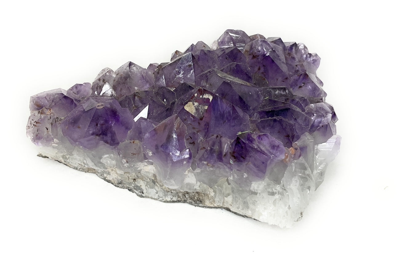 Purple Amethyst Chunky Cluster - Arrowhead Shape - A beautiful Amethyst crystal known for its amethyst is a powerful stone for spiritual protection and inner peace.