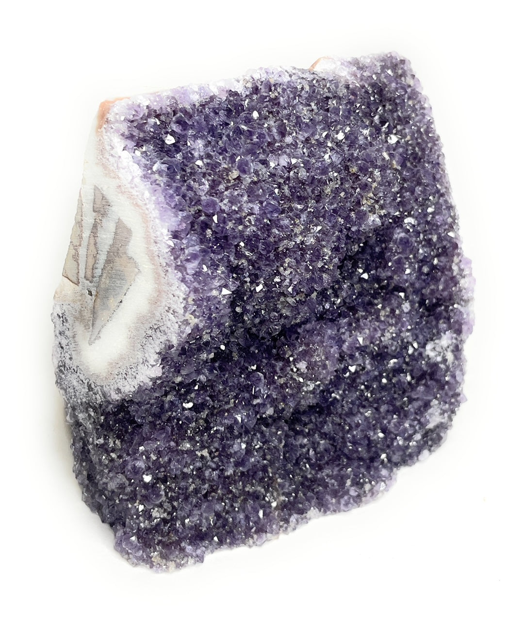 Uruguayan Purple Amethyst Cluster - A beautiful Amethyst crystal known for its amethyst is a powerful stone for spiritual protection and inner peace.