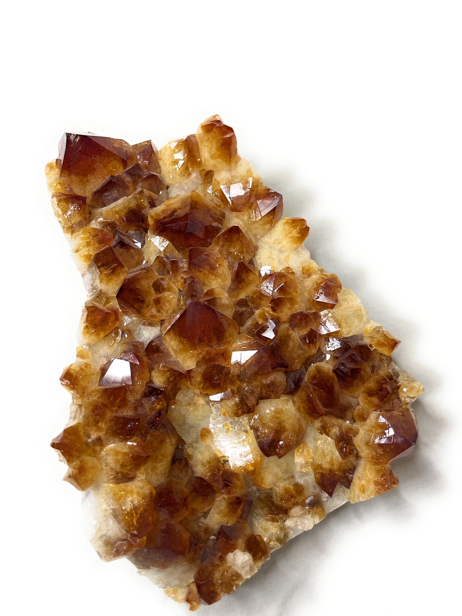 Large Raw/Rough Citrine Crystal Cluster a Beautiful Home Décor Piece - A beautiful Citrine crystal known for its citrine is known as the 'merchant's stone' and is associated with prosperity, abundance, and success.