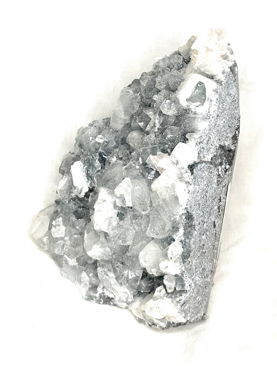 Large Zeolite Cluster, Blue Crystal Cluster - Office, Home or Wedding Decor - A unique handcrafted crystal piece.