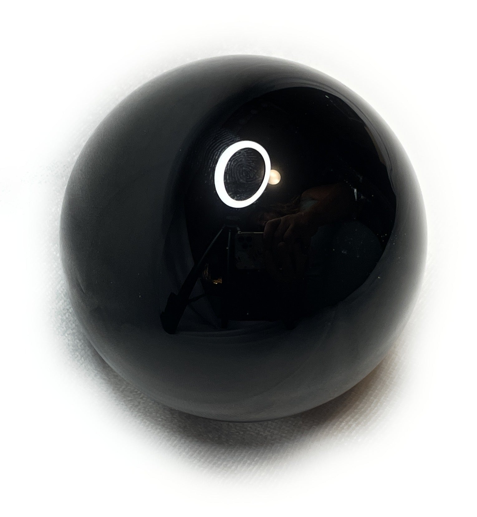 Black Obsidian Crystal Ball - A beautiful Black Obsidian crystal known for its black obsidian is a strong protective stone that shields against negativity and emotional blockages.