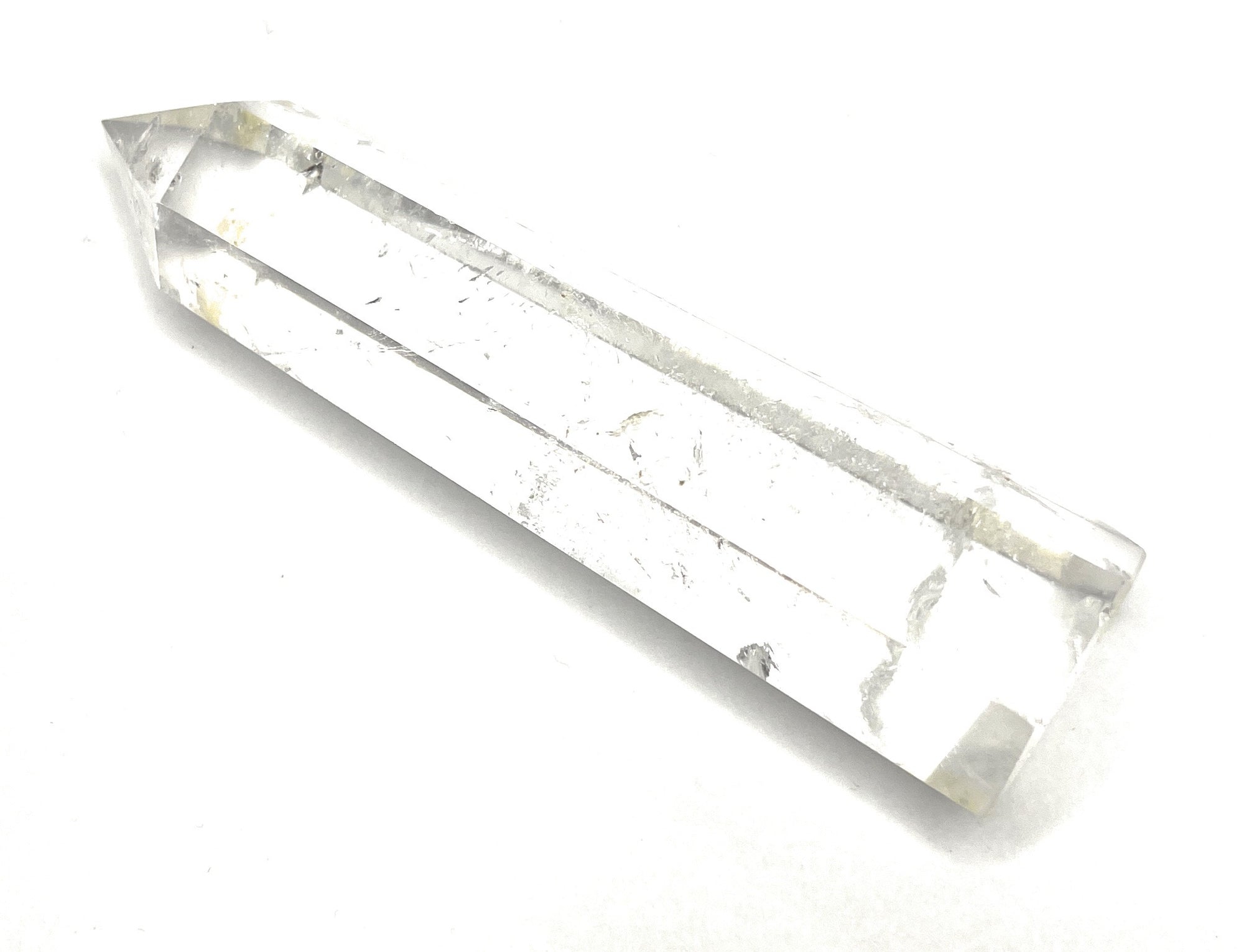 Clear Quartz Crystal Six Sided Tower - A beautiful Clear Quartz crystal known for its clear quartz is a master healer that amplifies energy and intention.