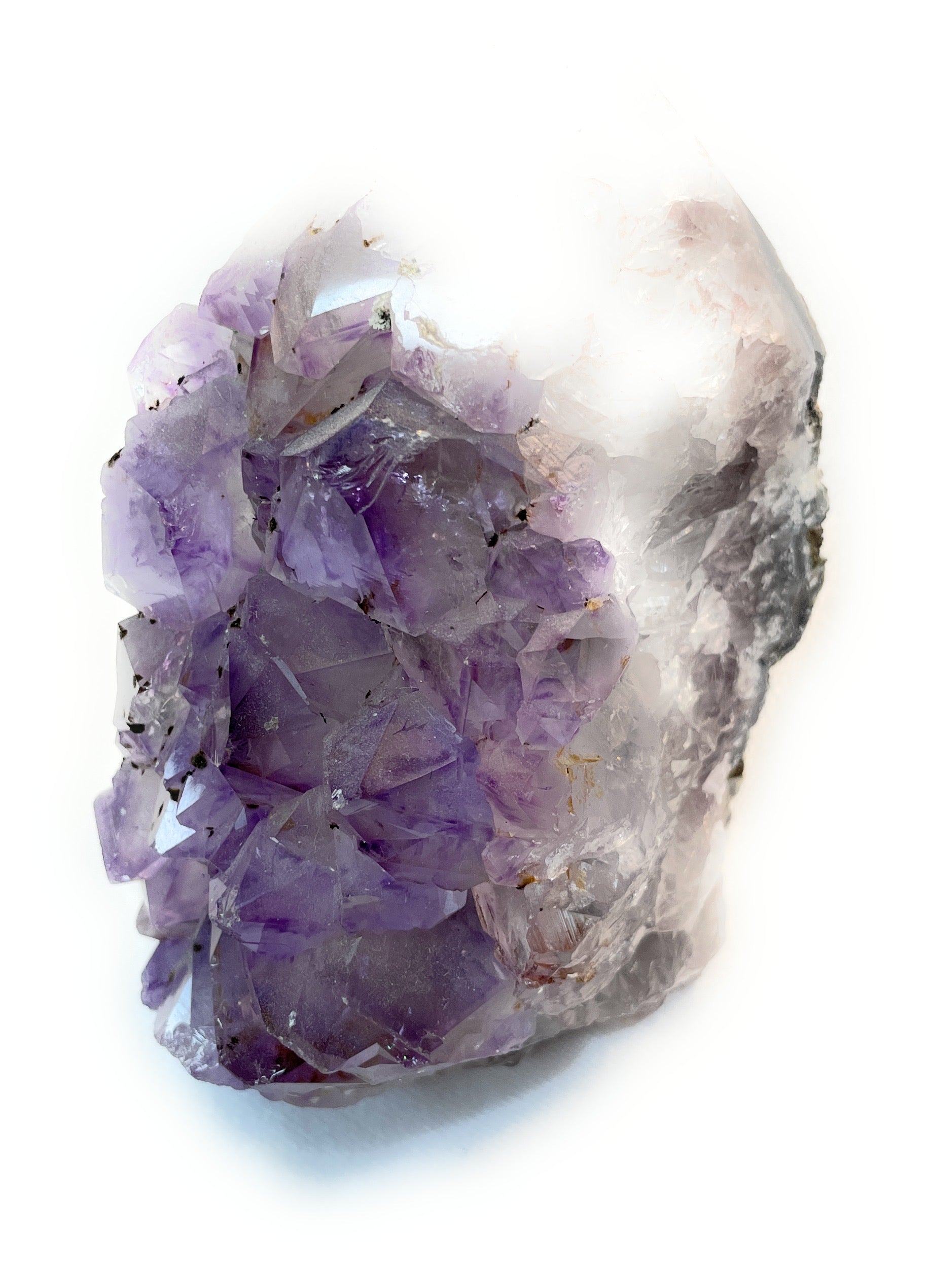 Large Amethyst Point, Polished Purple Amethyst Point with Natural Sides, Amethyst Geode, Amethyst Cluster Point, Amethyst Cluster, February - A beautiful Amethyst crystal known for its amethyst is a powerful stone for spiritual protection and inner peace.