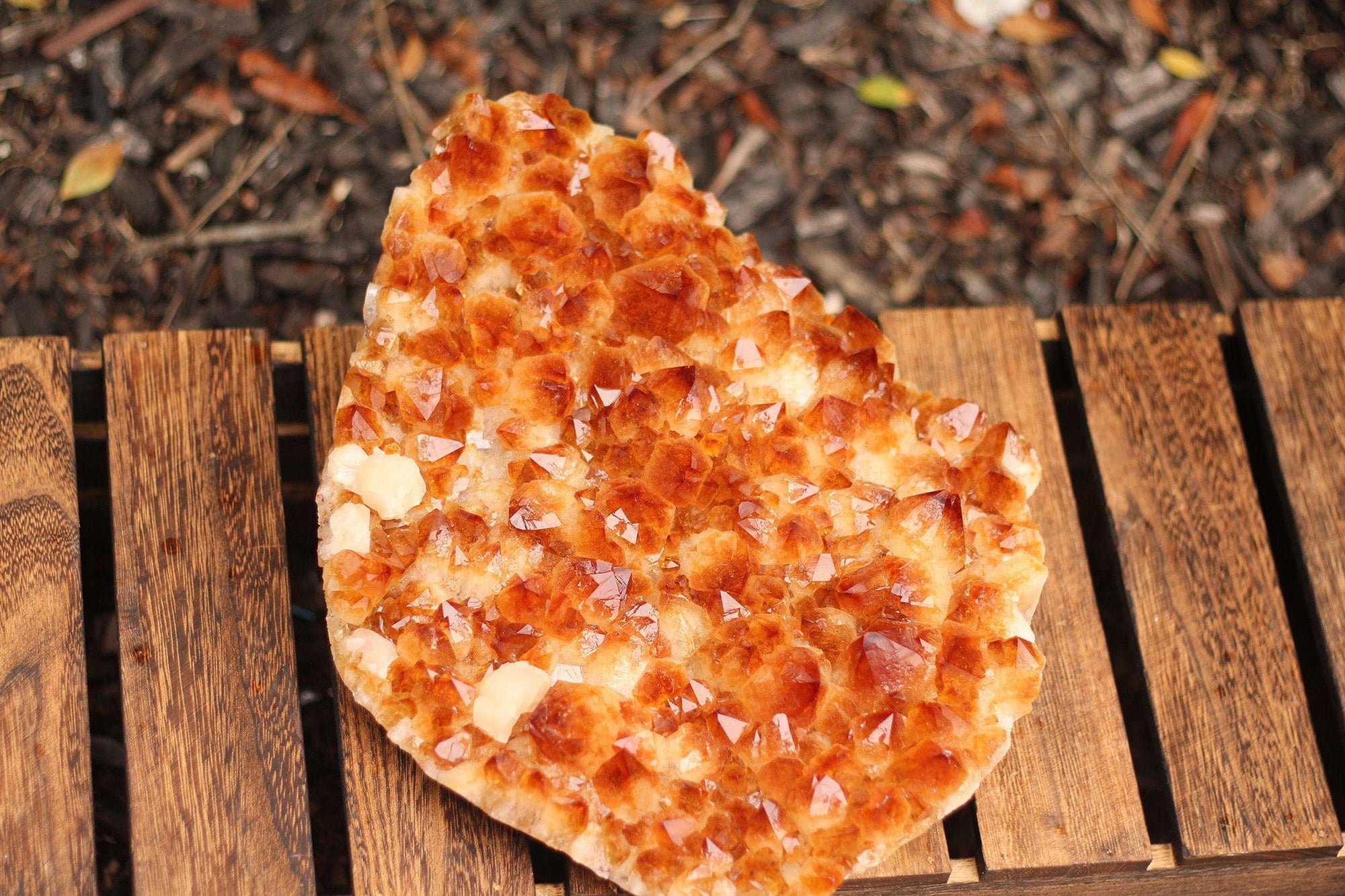 Large Yellow Citrine Cluster - Yoga Decor - A beautiful Citrine crystal known for its citrine is known as the 'merchant's stone' and is associated with prosperity, abundance, and success.