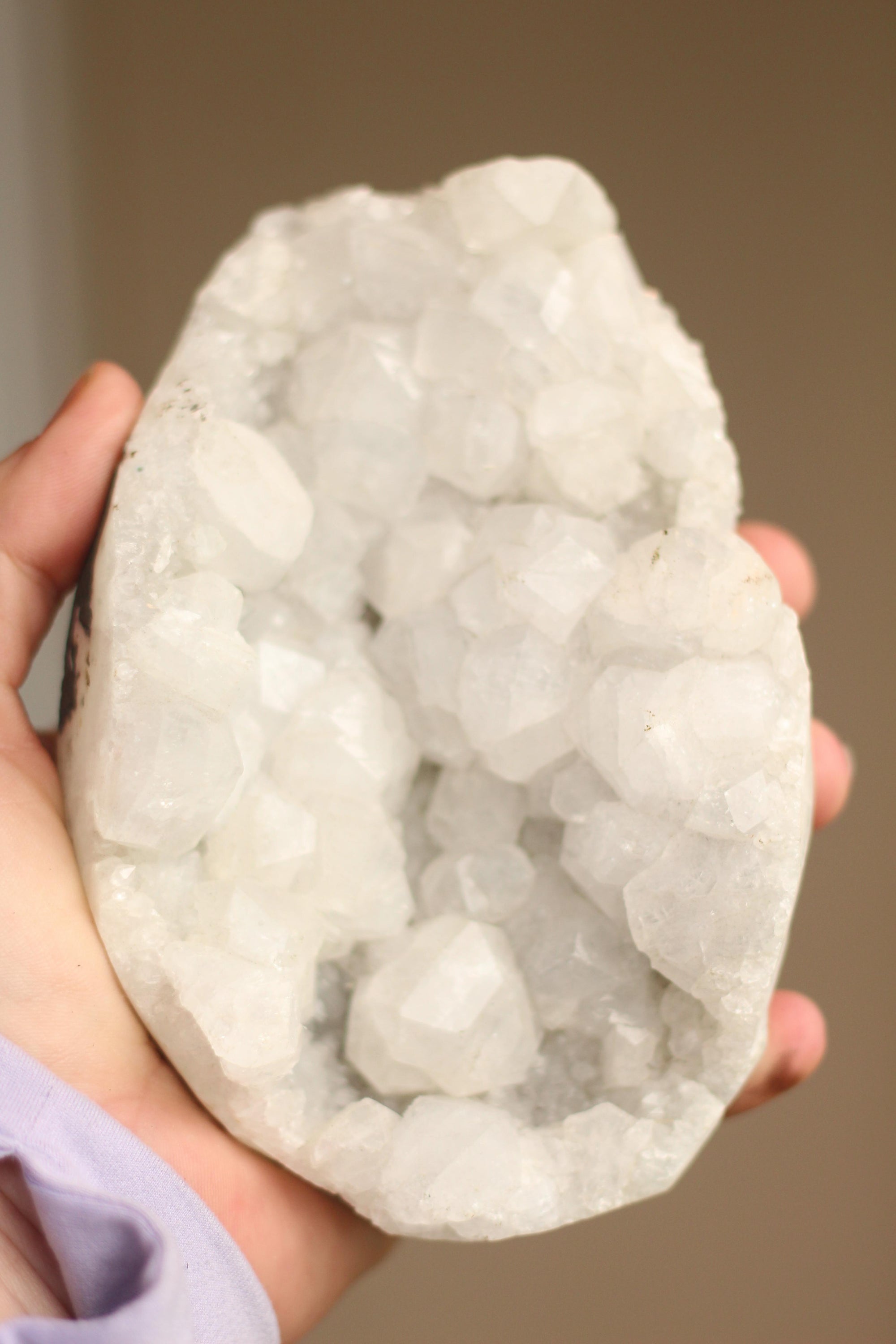 Large Zeolite Cluster - A unique handcrafted crystal piece.