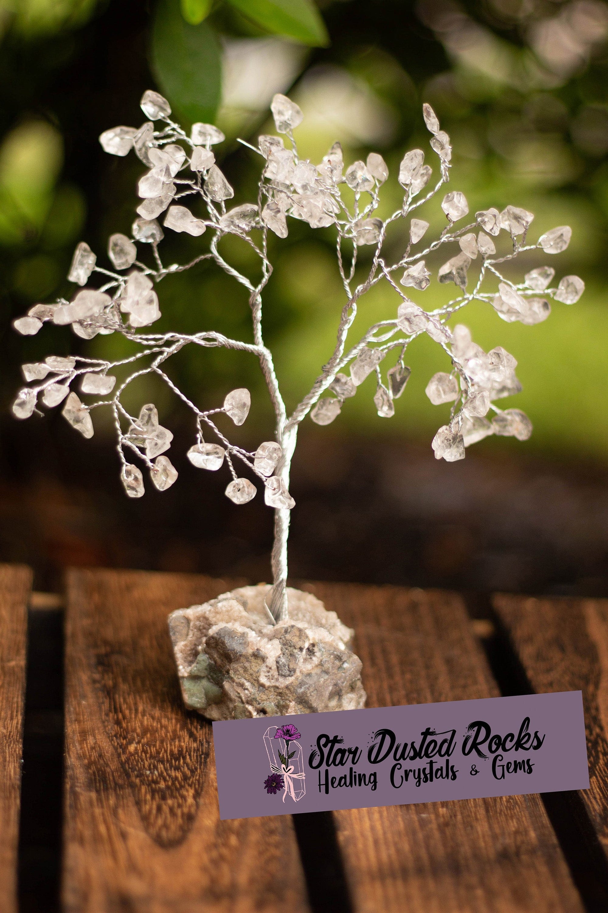 Small Zeolite Tree, Gifts for women - A unique handcrafted crystal piece.